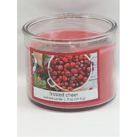 Hannah's Candles 11 Oz. Frosted Cheer Scented Candle Brand New - Picture 1 of 4